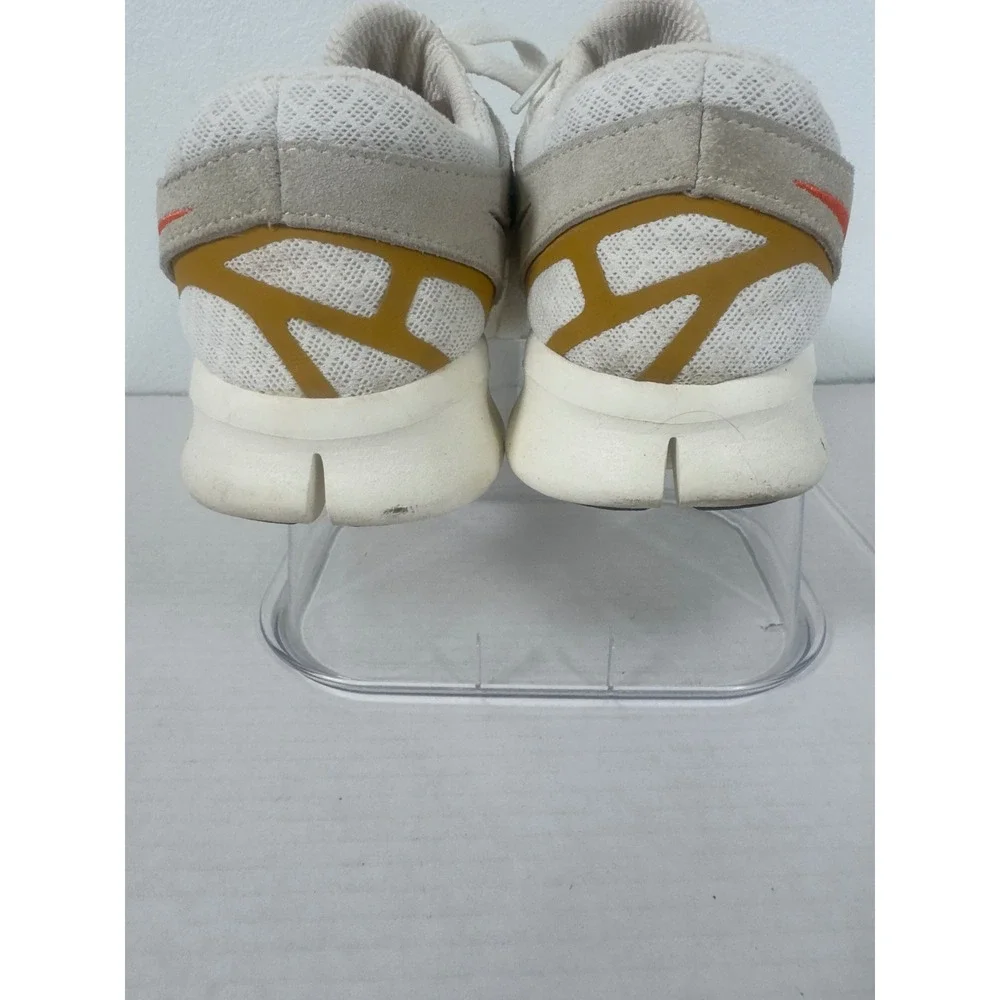 Nike Free Run 2 Running Shoes‎ Womens 8 Summit White Gold Tone Orange Yellow